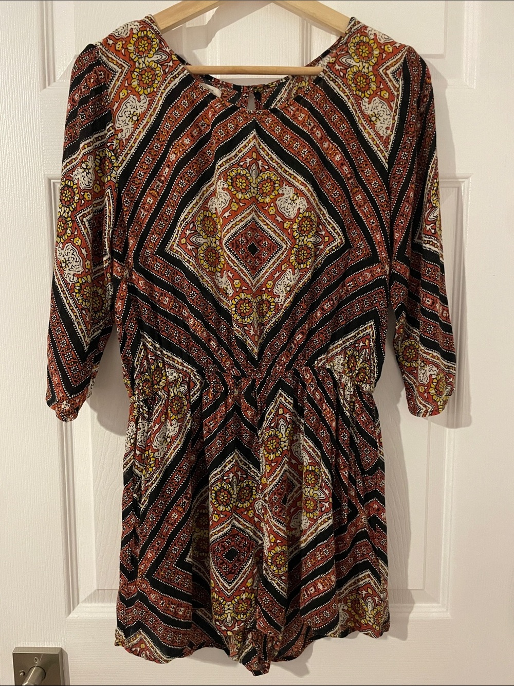 O’Neill Boho Print Elastic-Waist Women’s Romper Multicolor Size M
